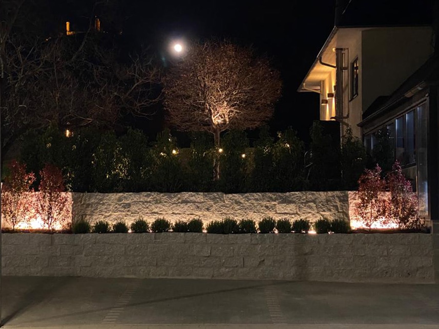 Biergarten Straßenansicht